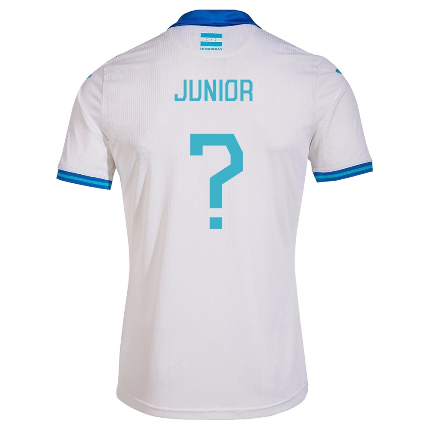 キッズフットボールホンジュラスJunior Mejía#0白ホームシャツ24-26ジャージーユニフォーム