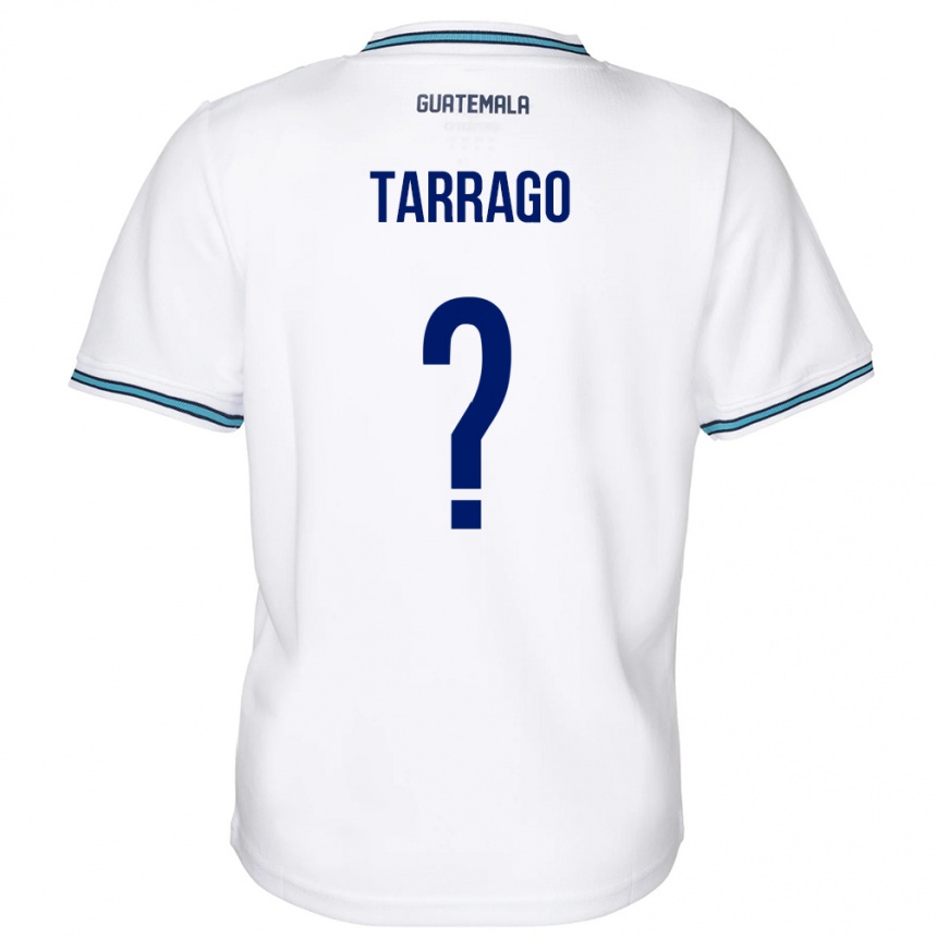 キッズフットボールグアテマラMaría Tarrago#0白ホームシャツ24-26ジャージーユニフォーム