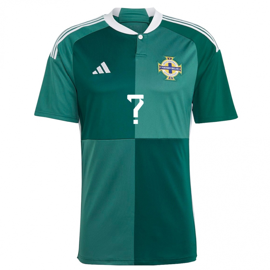 キッズフットボール北アイルランドCallum Anderson#0緑ホームシャツ24-26ジャージーユニフォーム