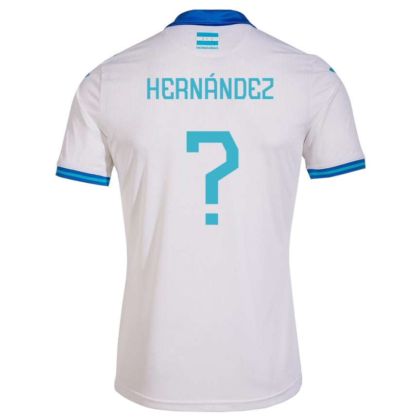 メンズフットボールホンジュラスRiccy Hernández#0白ホームシャツ24-26ジャージーユニフォーム