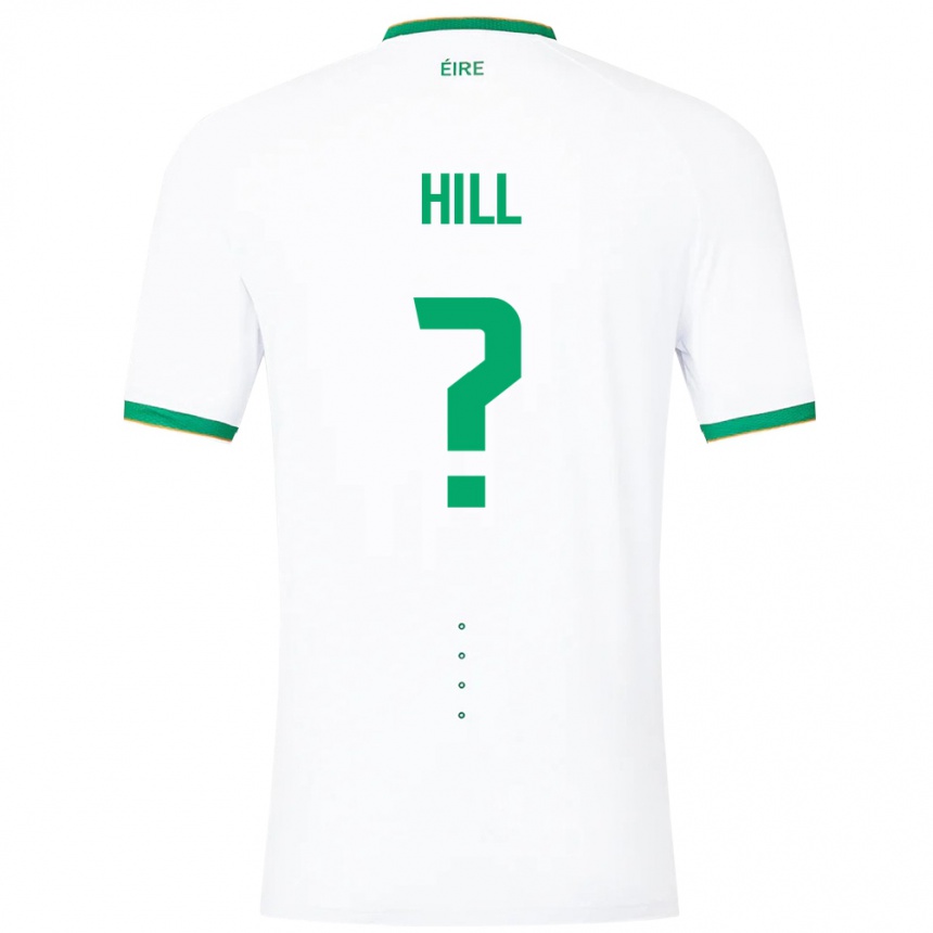 メンズフットボールアイルランド島Tom Hill#0白アウェイシャツ24-26ジャージーユニフォーム