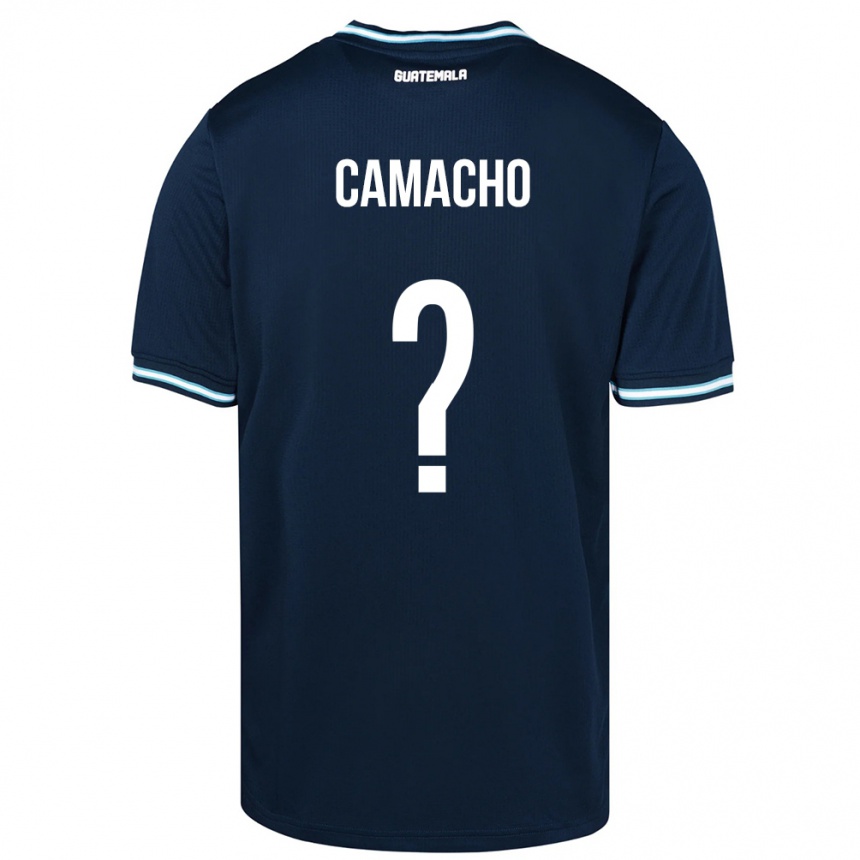 メンズフットボールグアテマラSamuel Camacho#0青アウェイシャツ24-26ジャージーユニフォーム