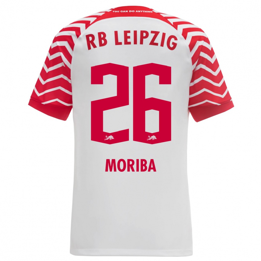 キッズフットボールイライクス・モリバ#26白ホームシャツ2023/24ジャージーユニフォーム