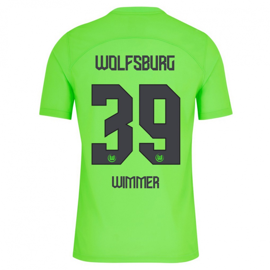 キッズフットボールパトリック・ヴィマー#39緑ホームシャツ2023/24ジャージーユニフォーム
