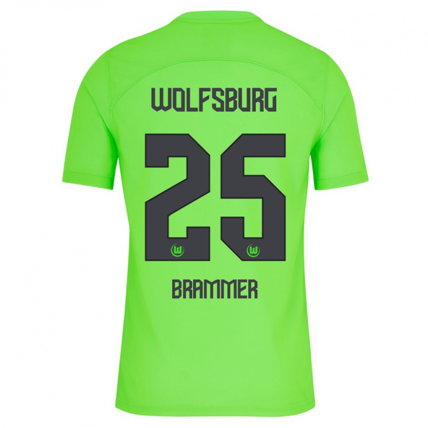 キッズフットボールオーレ・ブラマー#25緑ホームシャツ2023/24ジャージーユニフォーム