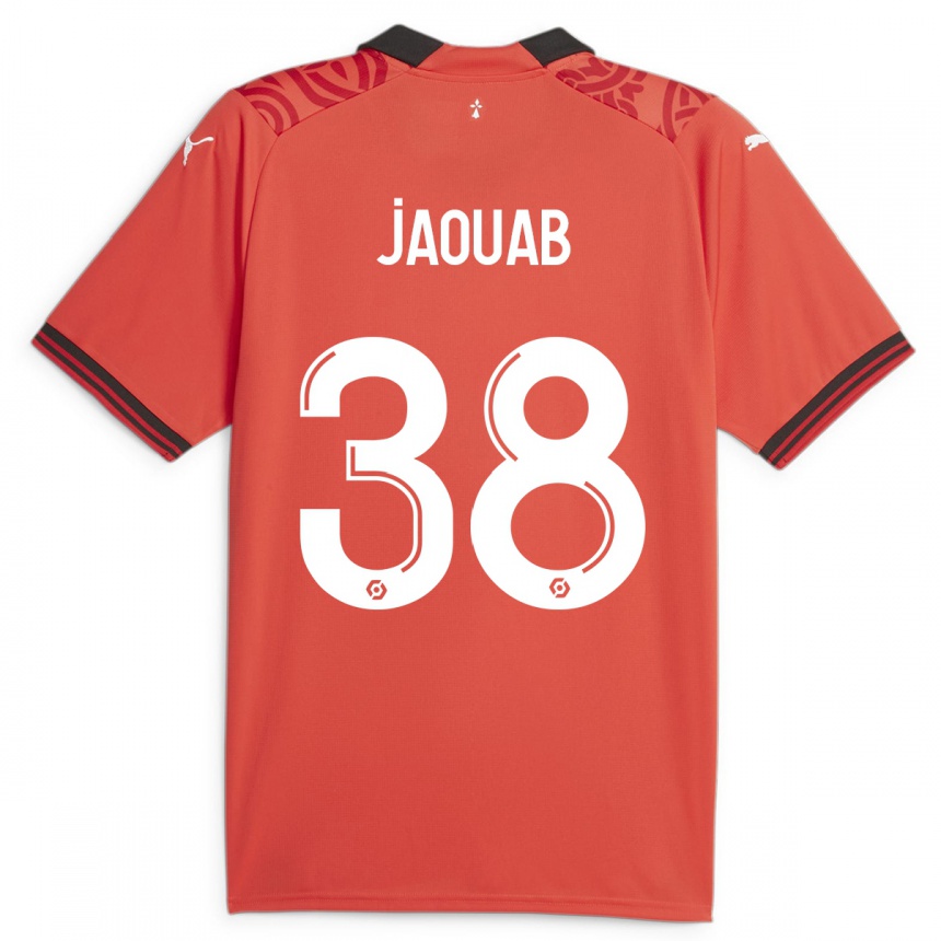 キッズフットボールムハンマドの答え#38赤ホームシャツ2023/24ジャージーユニフォーム