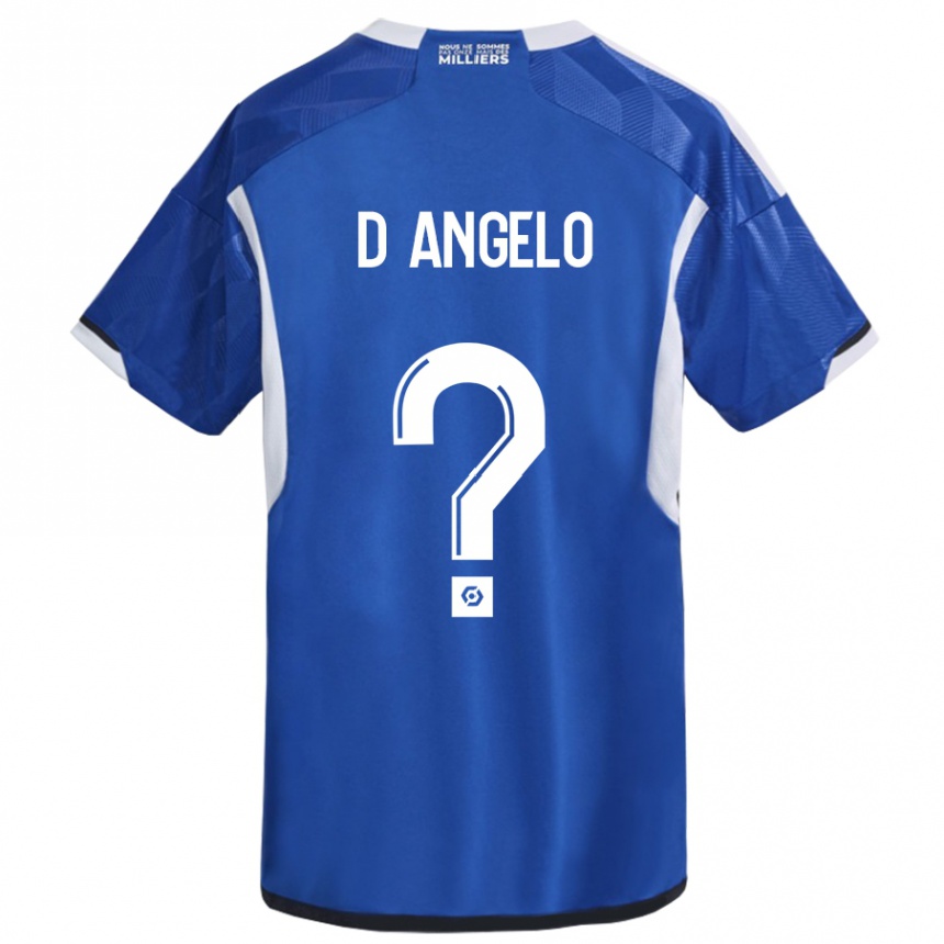 キッズフットボールジョン・ディアンジェロ#0青ホームシャツ2023/24ジャージーユニフォーム