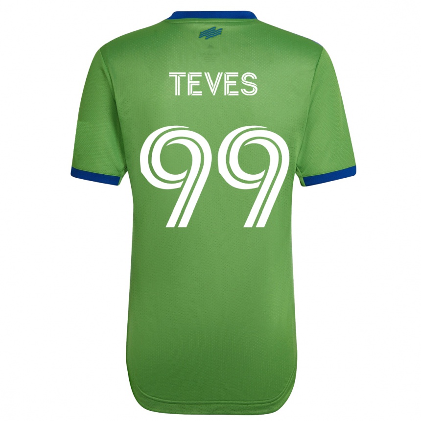 キッズフットボールディラン・テベス#99緑ホームシャツ2023/24ジャージーユニフォーム
