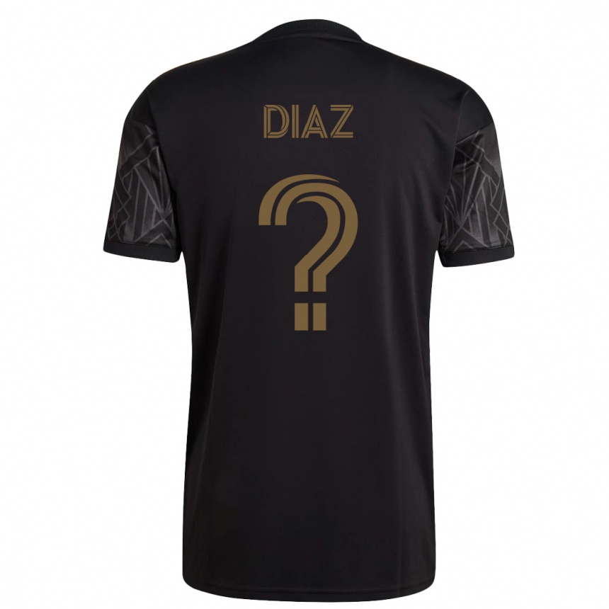 キッズフットボールクリスチャン・ディアス#0黒ホームシャツ2023/24ジャージーユニフォーム