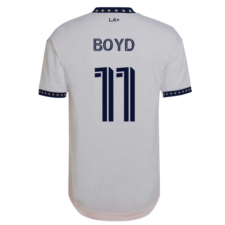 キッズフットボールタイラー・ボイド#11白ホームシャツ2023/24ジャージーユニフォーム