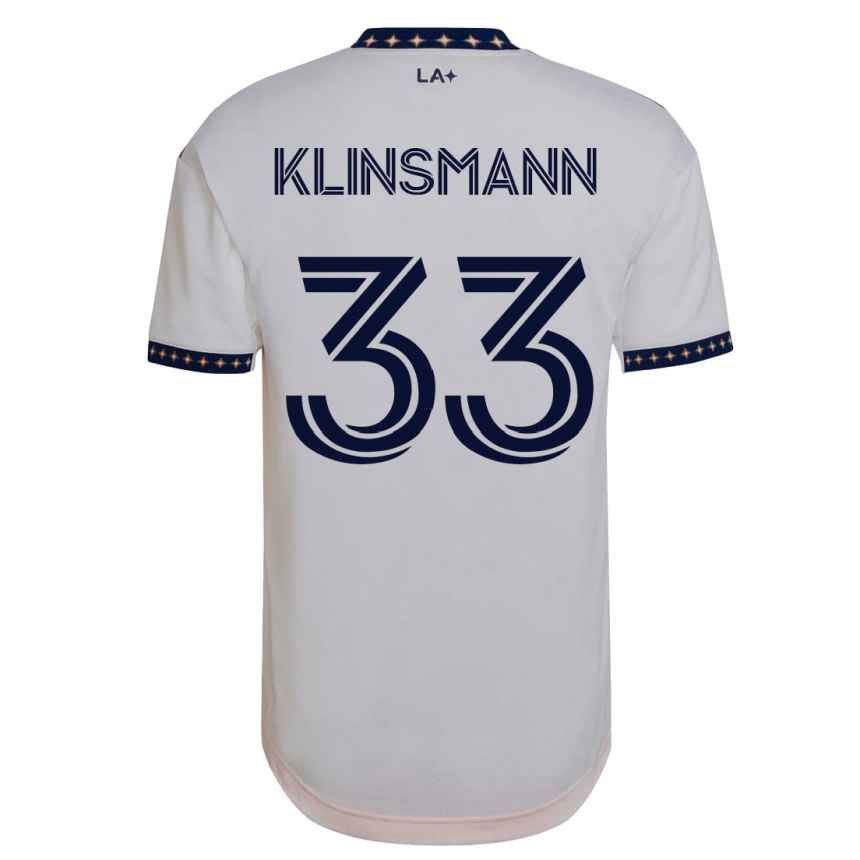 キッズフットボールジョナサン・クリンスマン#33白ホームシャツ2023/24ジャージーユニフォーム