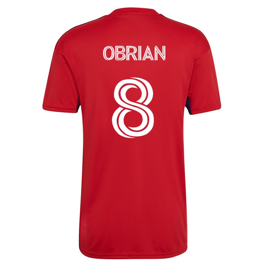キッズフットボールハデル・オブリアン#8赤ホームシャツ2023/24ジャージーユニフォーム