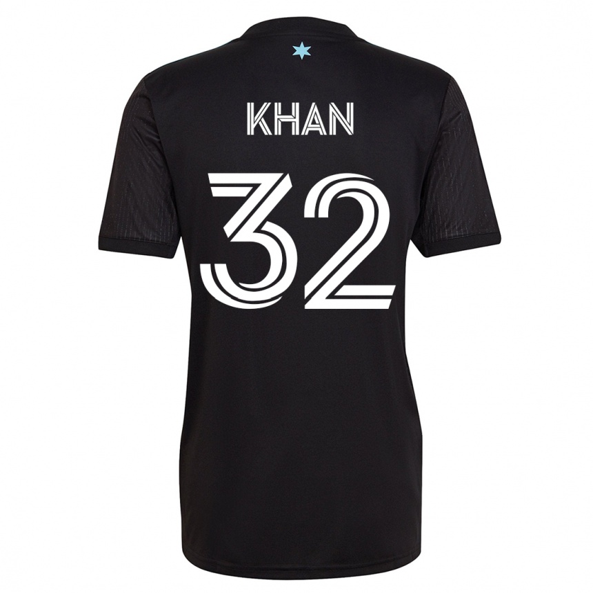 キッズフットボールモリク・ジェシー・カーン#32黒ホームシャツ2023/24ジャージーユニフォーム