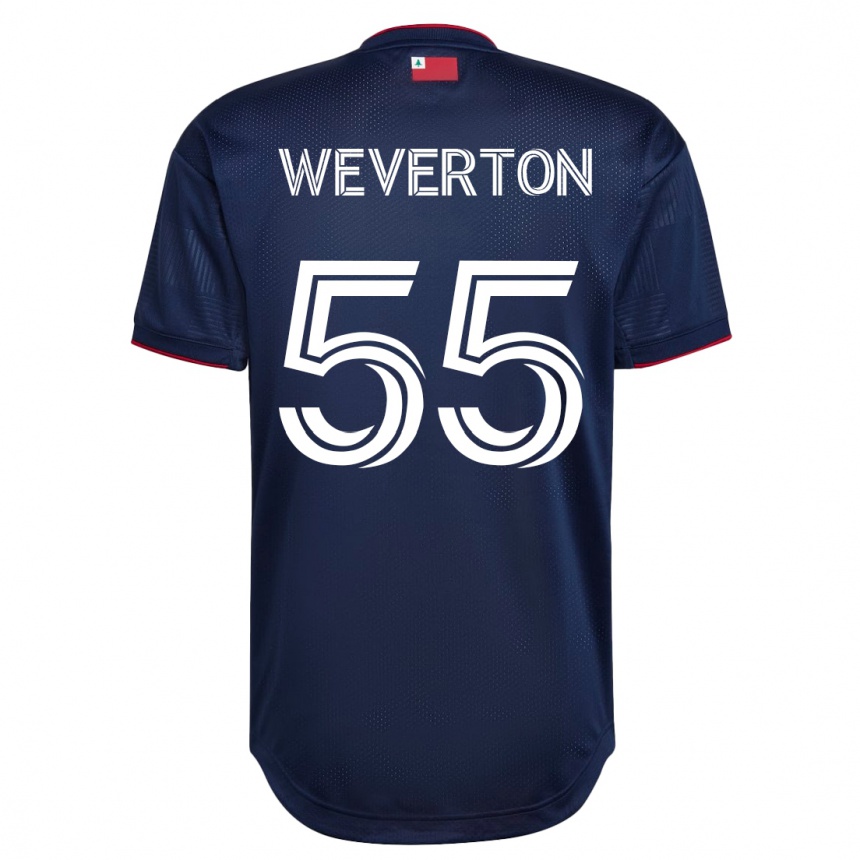 キッズフットボールウェヴェルトン#55ネイビーホームシャツ2023/24ジャージーユニフォーム