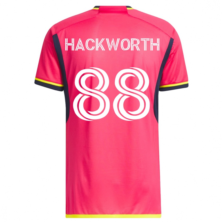 キッズフットボールジョン・ラーセン・ハックワース#88ピンクホームシャツ2023/24ジャージーユニフォーム