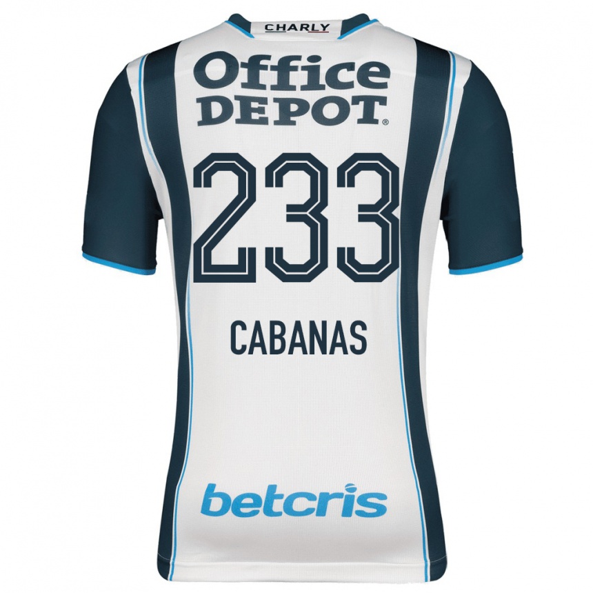 キッズフットボールマウリシオ・カバニャス#233ネイビーホームシャツ2023/24ジャージーユニフォーム
