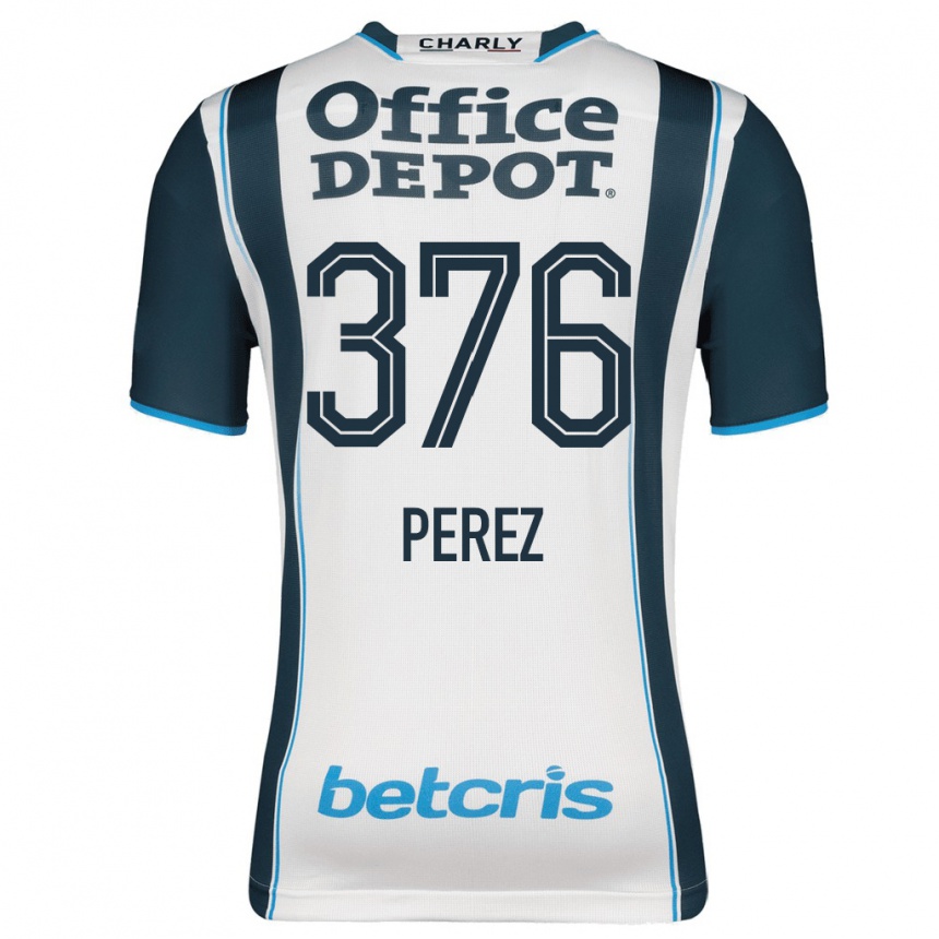キッズフットボールアブラハム・ペレス#376ネイビーホームシャツ2023/24ジャージーユニフォーム