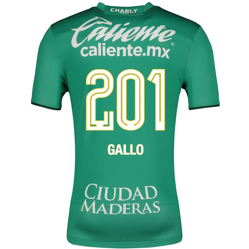 キッズフットボールアンドレス・ガロ#201緑ホームシャツ2023/24ジャージーユニフォーム