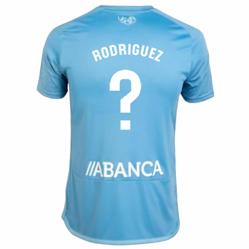 キッズフットボールマヌ・ロドリゲス#0青ホームシャツ2023/24ジャージーユニフォーム