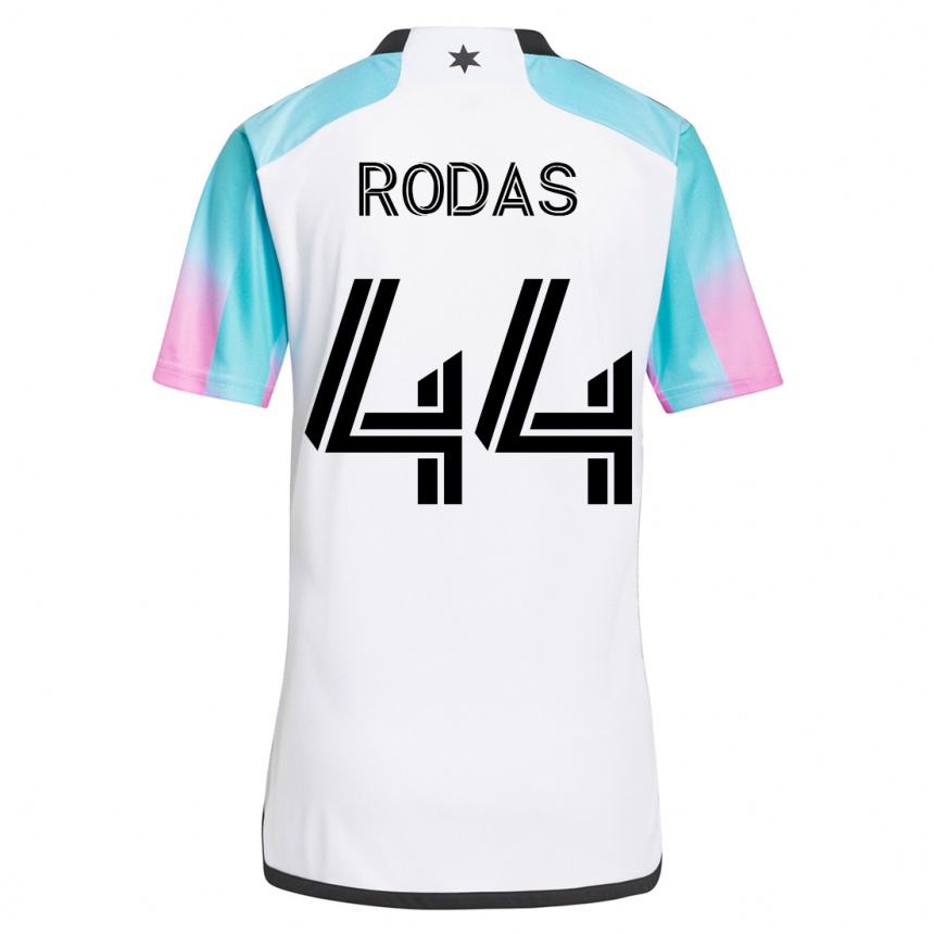 キッズフットボールジェレミー・ジャヒル・ロダス・アンディーノ#44白アウェイシャツ2023/24ジャージーユニフォーム