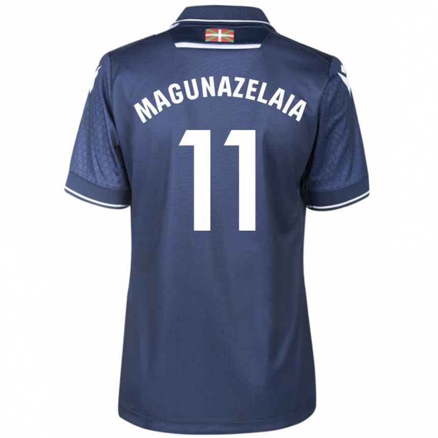 キッズフットボールジョン・マグナセライア#11ネイビーアウェイシャツ2023/24ジャージーユニフォーム