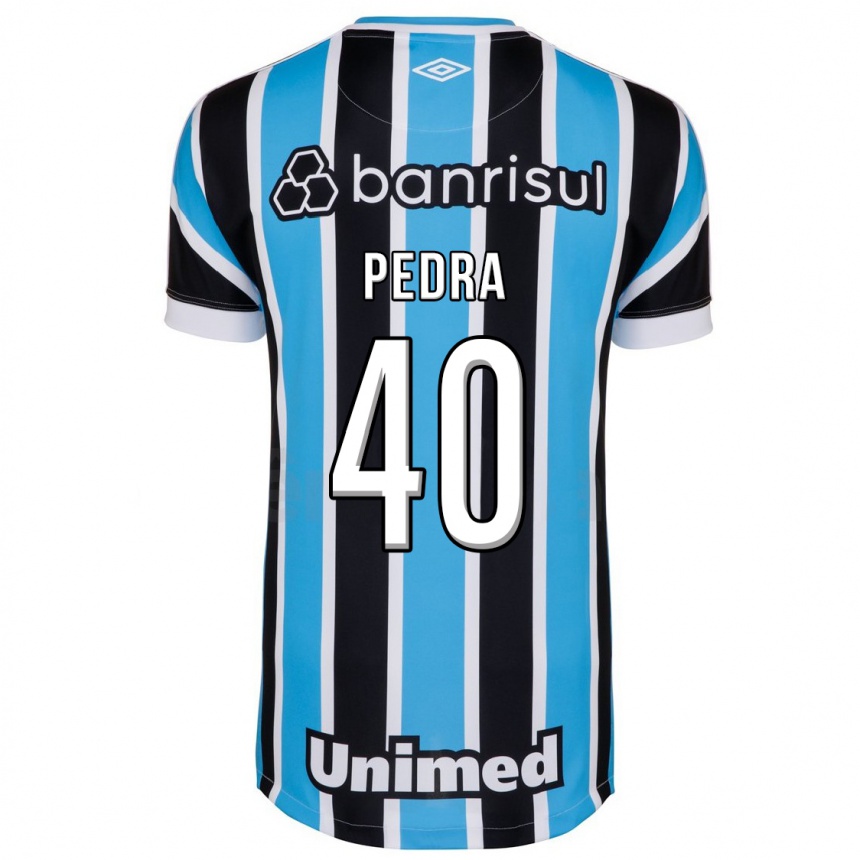 メンズフットボールマリア・エドゥアルダ・ダ・シルバ#40青ホームシャツ2023/24ジャージーユニフォーム