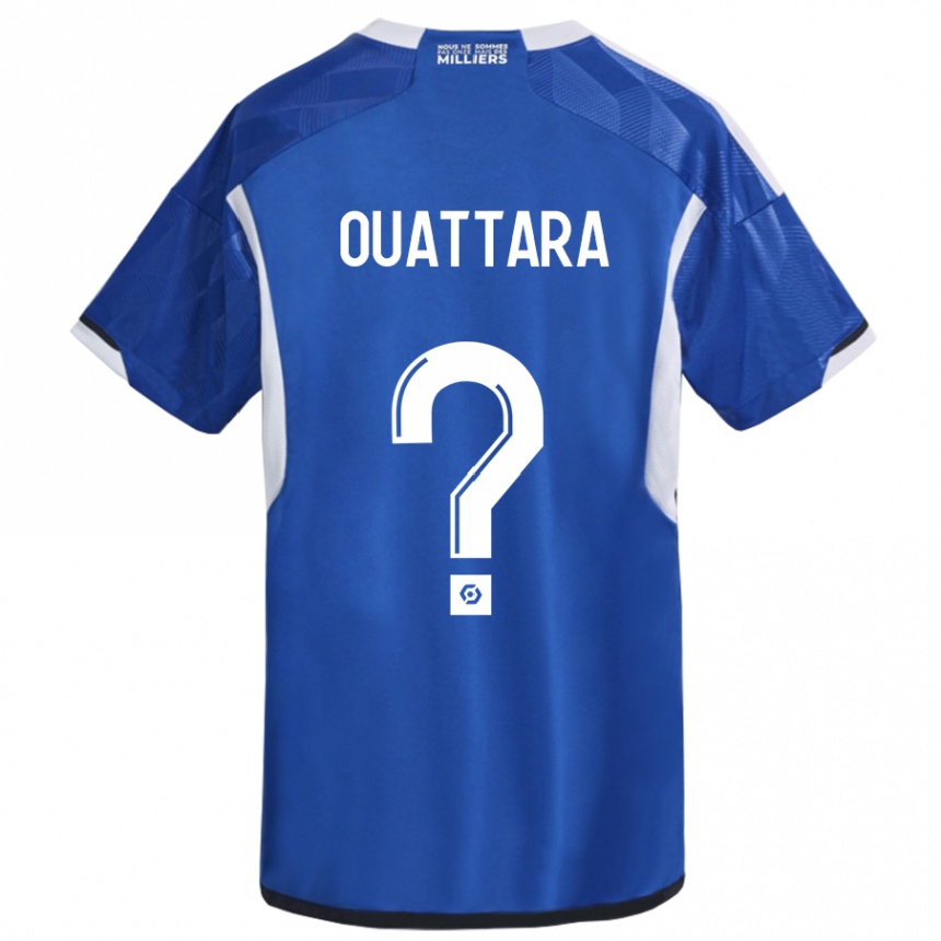 メンズフットボールアブドゥル・アウタル#0青ホームシャツ2023/24ジャージーユニフォーム