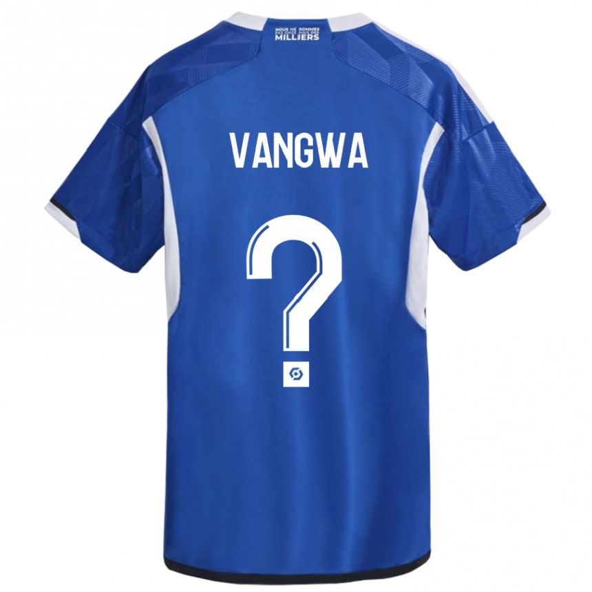 メンズフットボールジルバ・ワンワ#0青ホームシャツ2023/24ジャージーユニフォーム