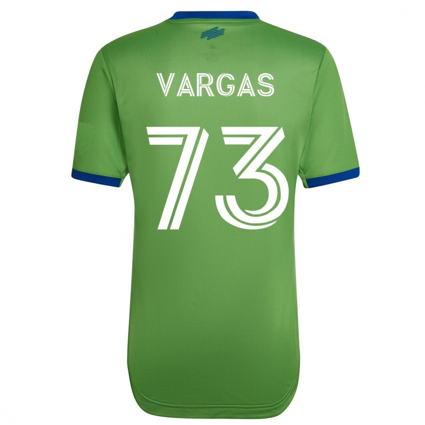 メンズフットボールオベド・バルガス#73緑ホームシャツ2023/24ジャージーユニフォーム