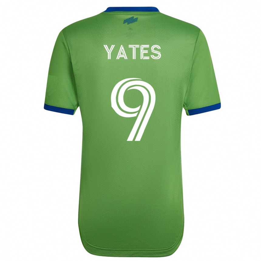 メンズフットボールサマー・イエーツ#9緑ホームシャツ2023/24ジャージーユニフォーム