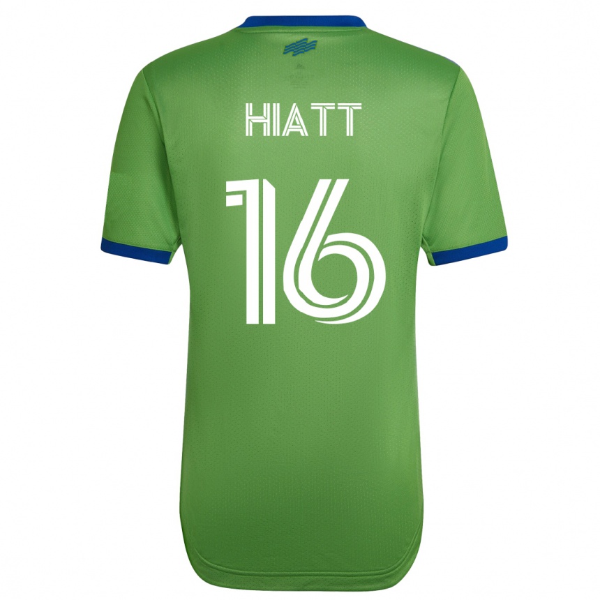 メンズフットボールサム・ハイアット#16緑ホームシャツ2023/24ジャージーユニフォーム