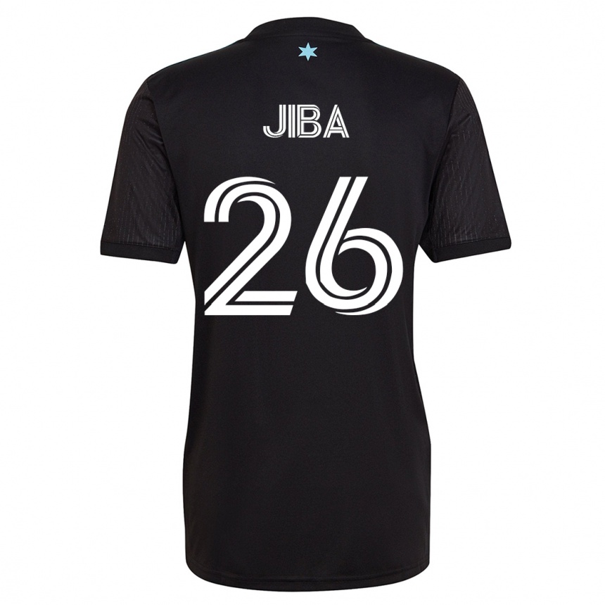 メンズフットボールライエン・ジバ#26黒ホームシャツ2023/24ジャージーユニフォーム