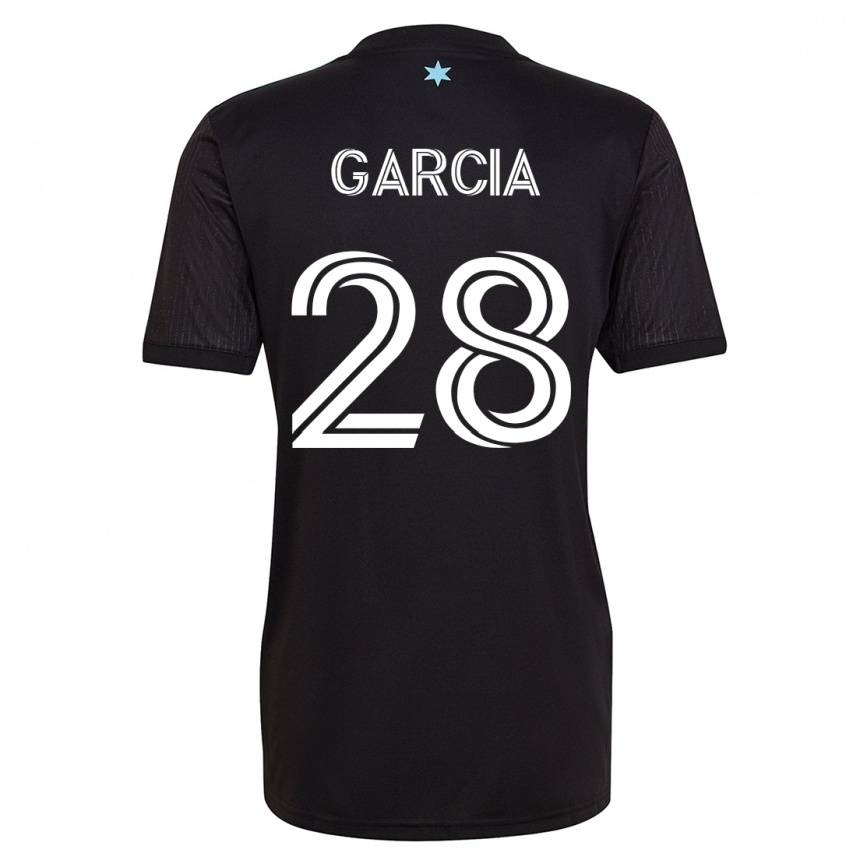 メンズフットボールメンデル・ガルシア#28黒ホームシャツ2023/24ジャージーユニフォーム