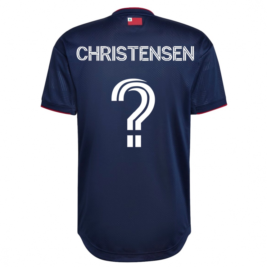 メンズフットボールケビン・クリステンセン#0ネイビーホームシャツ2023/24ジャージーユニフォーム