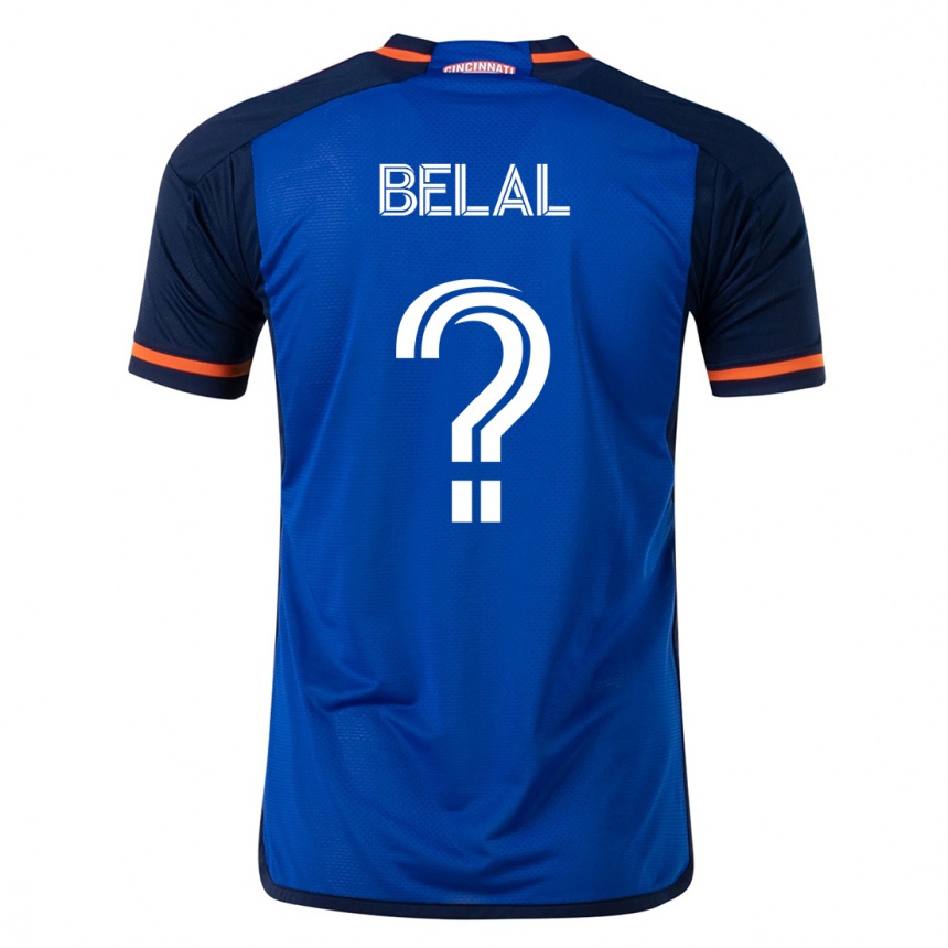 メンズフットボールライアン・ベラル#0青ホームシャツ2023/24ジャージーユニフォーム