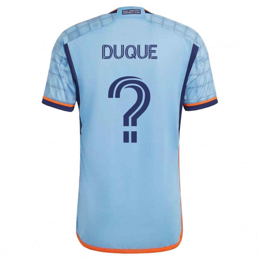 メンズフットボールデビッド・デューク#0青ホームシャツ2023/24ジャージーユニフォーム