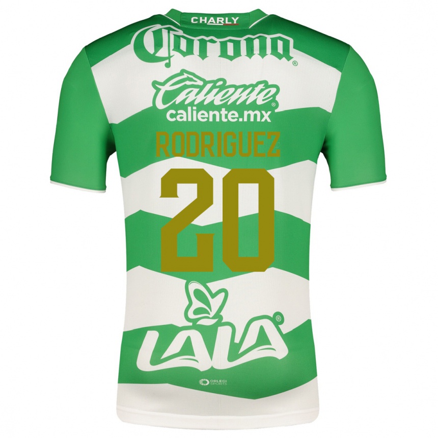 メンズフットボールウーゴ・ロドリゲス#20緑ホームシャツ2023/24ジャージーユニフォーム