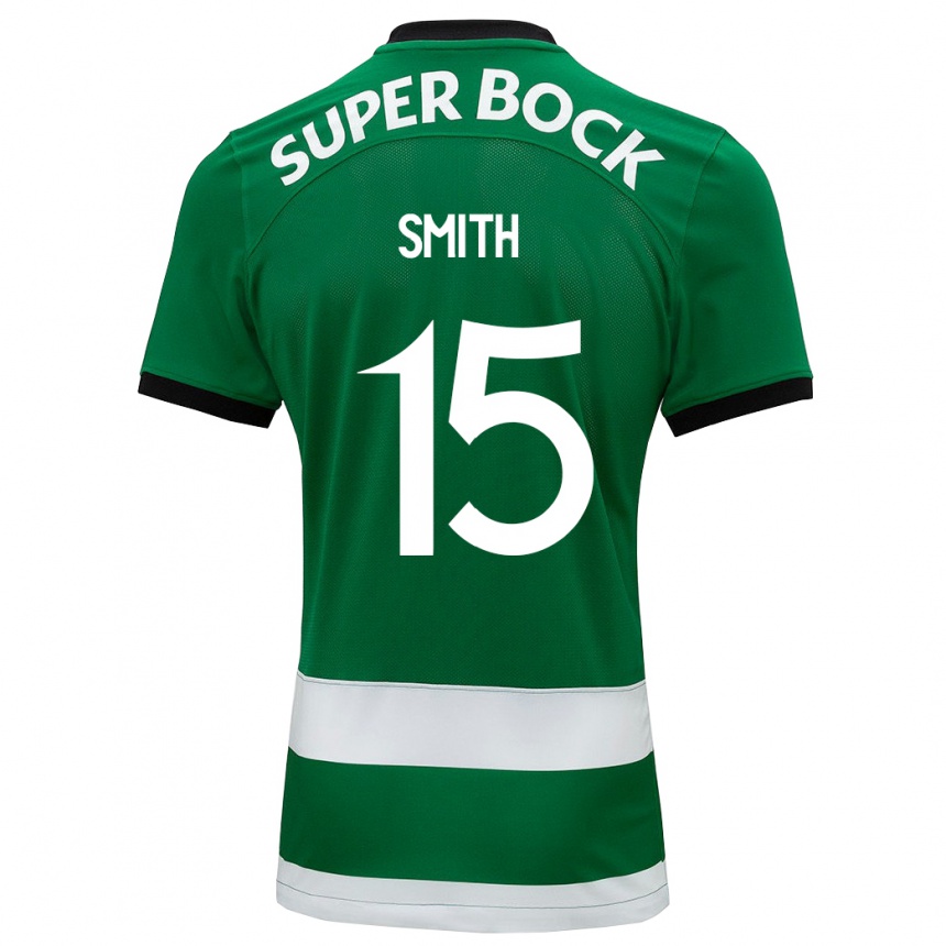 メンズフットボールオリビア・スミス#15緑ホームシャツ2023/24ジャージーユニフォーム