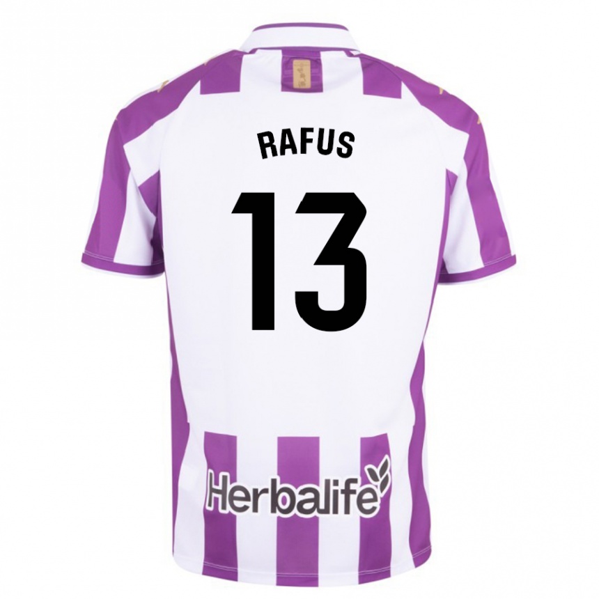 メンズフットボールアルナウ・ラフス#13紫ホームシャツ2023/24ジャージーユニフォーム