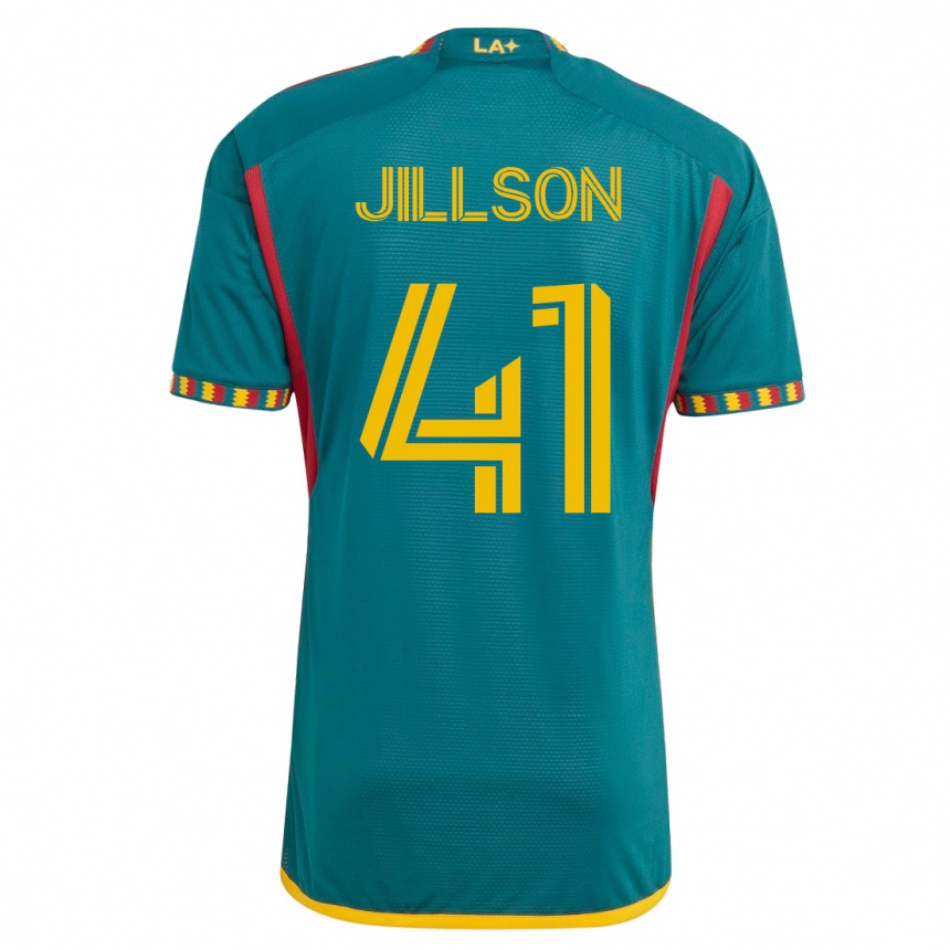 メンズフットボールサイモン・ジルソン#41緑アウェイシャツ2023/24ジャージーユニフォーム