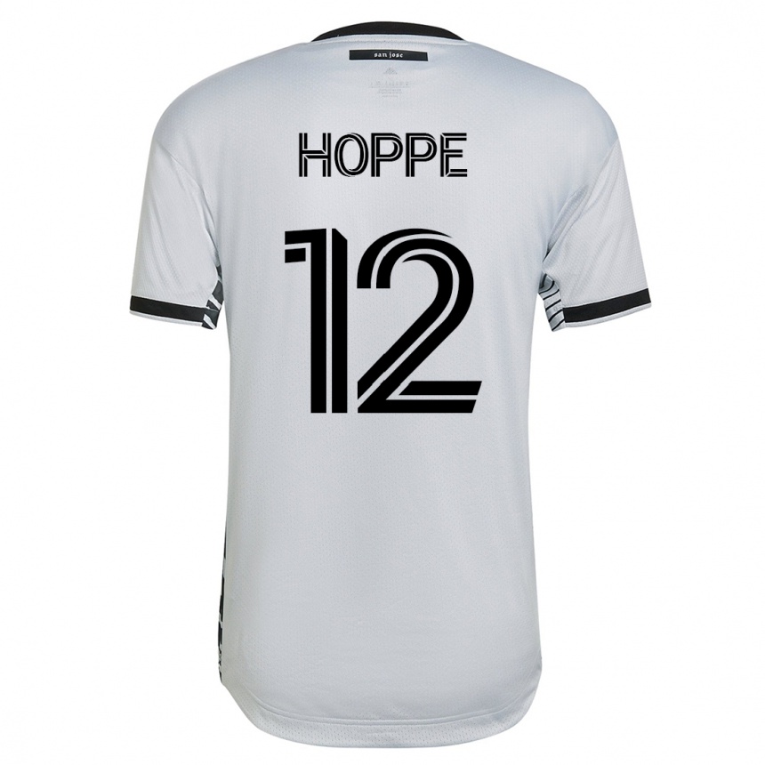 メンズフットボールマシュー・ホッペ#12白アウェイシャツ2023/24ジャージーユニフォーム
