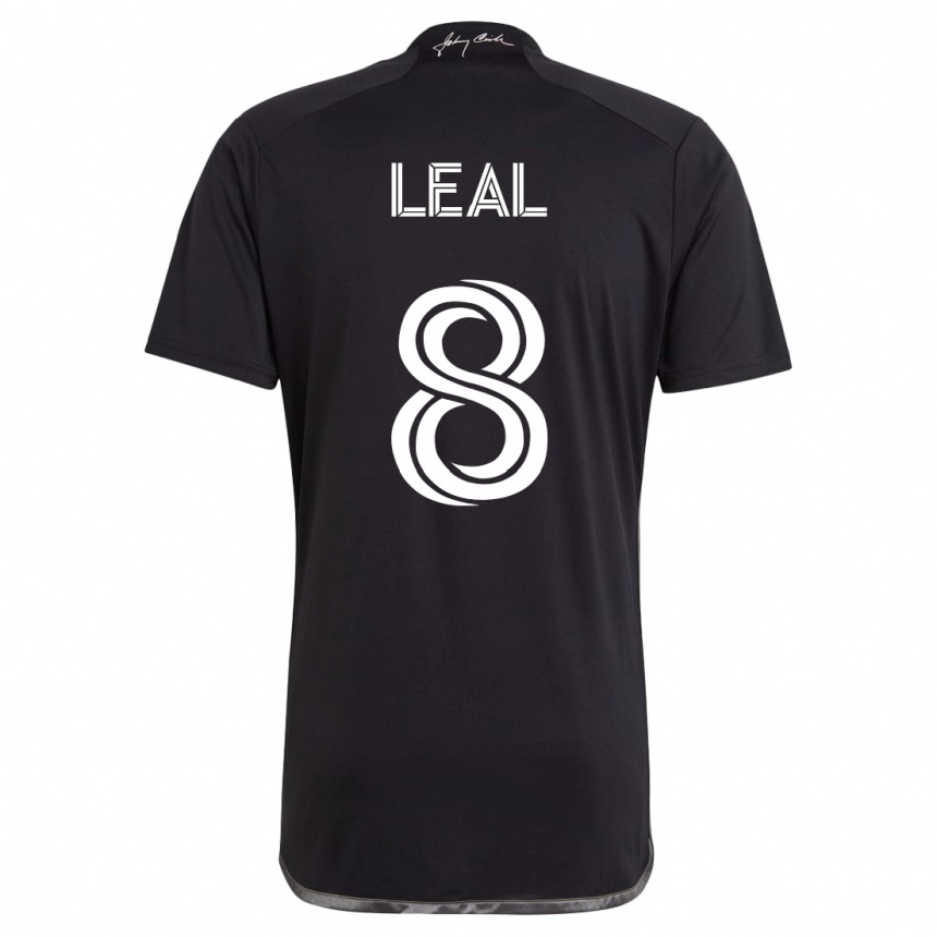 メンズフットボールランダル・レアル#8黒アウェイシャツ2023/24ジャージーユニフォーム