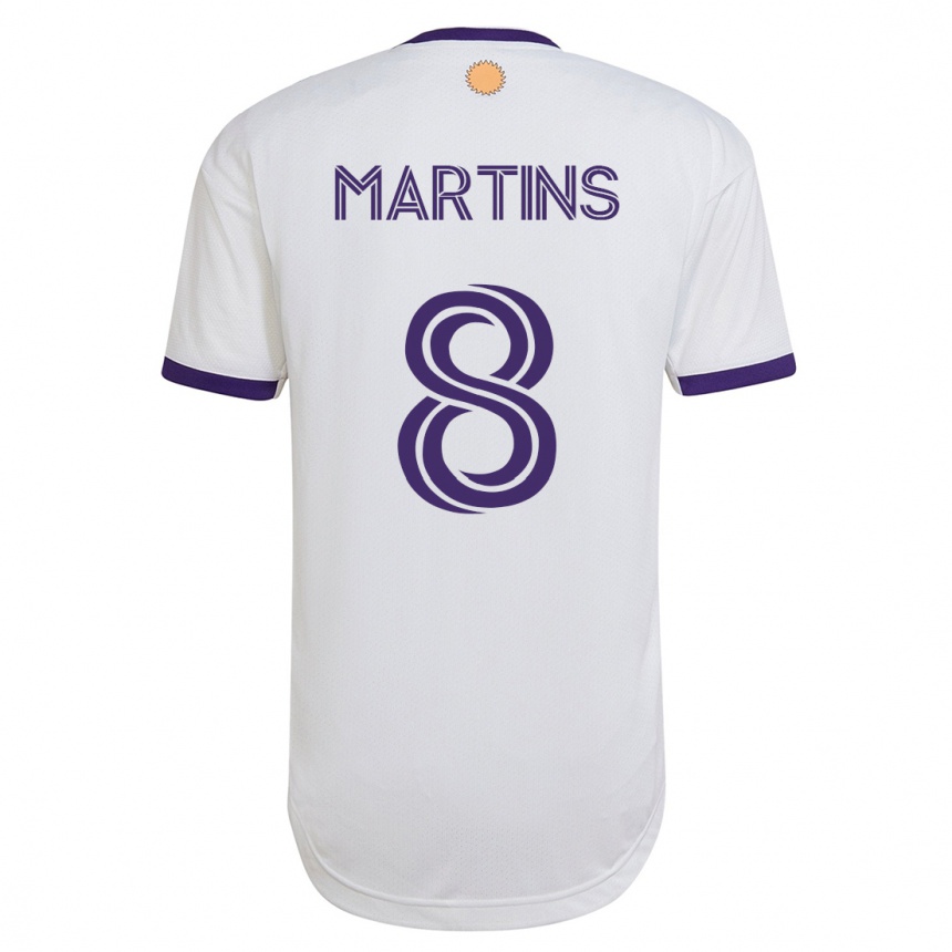 メンズフットボールフェリペ・カンパニョーリ・マルティンス#8白アウェイシャツ2023/24ジャージーユニフォーム