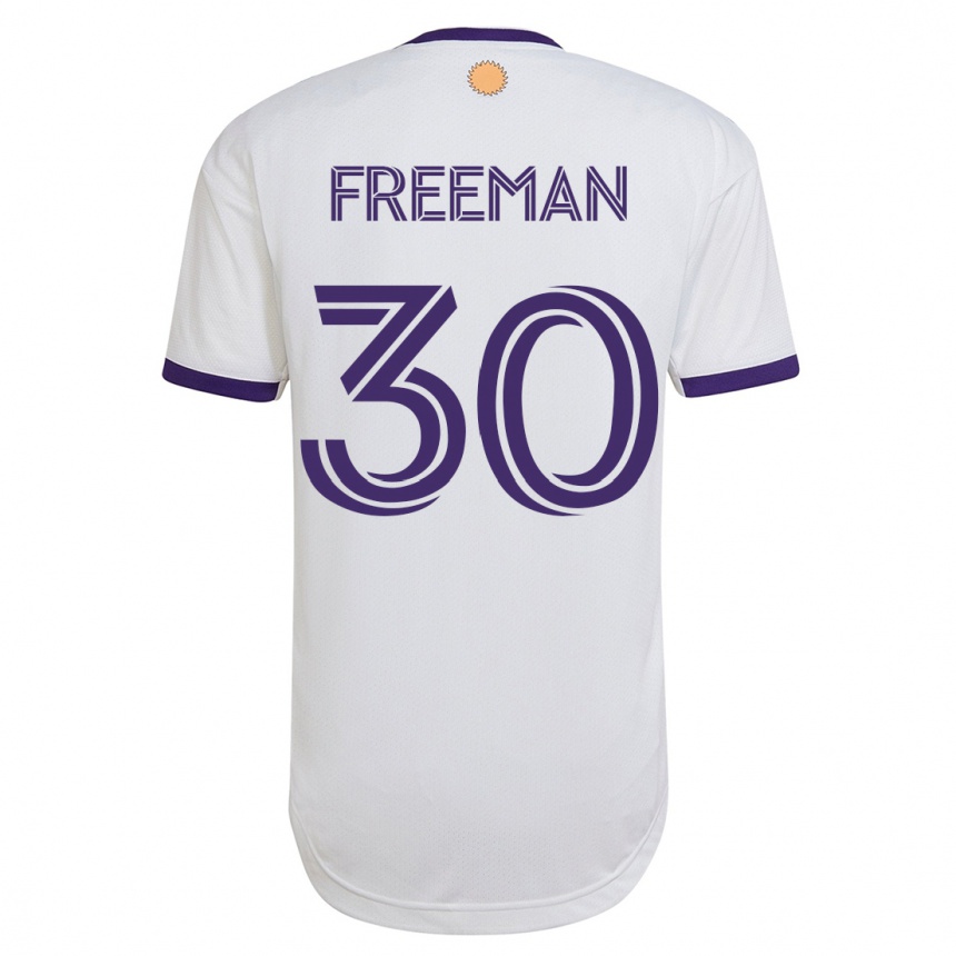 メンズフットボールアレックス・フリーマン#30白アウェイシャツ2023/24ジャージーユニフォーム