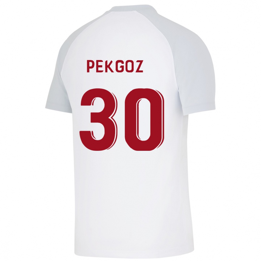 メンズフットボールベラ・ペクゴズ#30白アウェイシャツ2023/24ジャージーユニフォーム