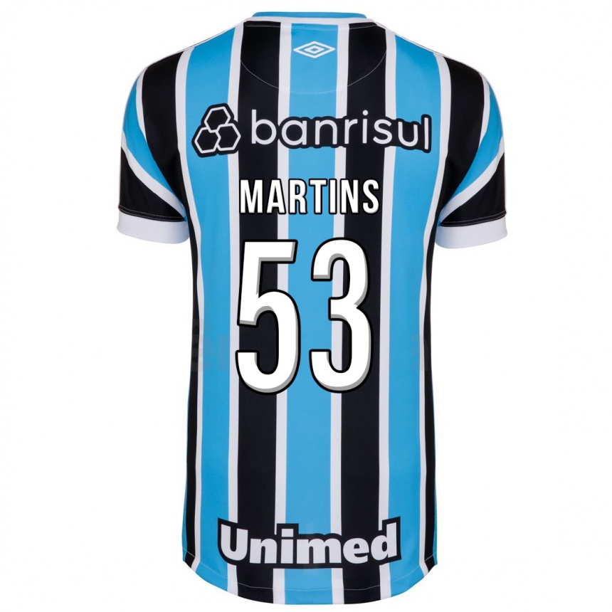 レディースフットボールグスタボ・マルティンス#53青ホームシャツ2023/24ジャージーユニフォーム