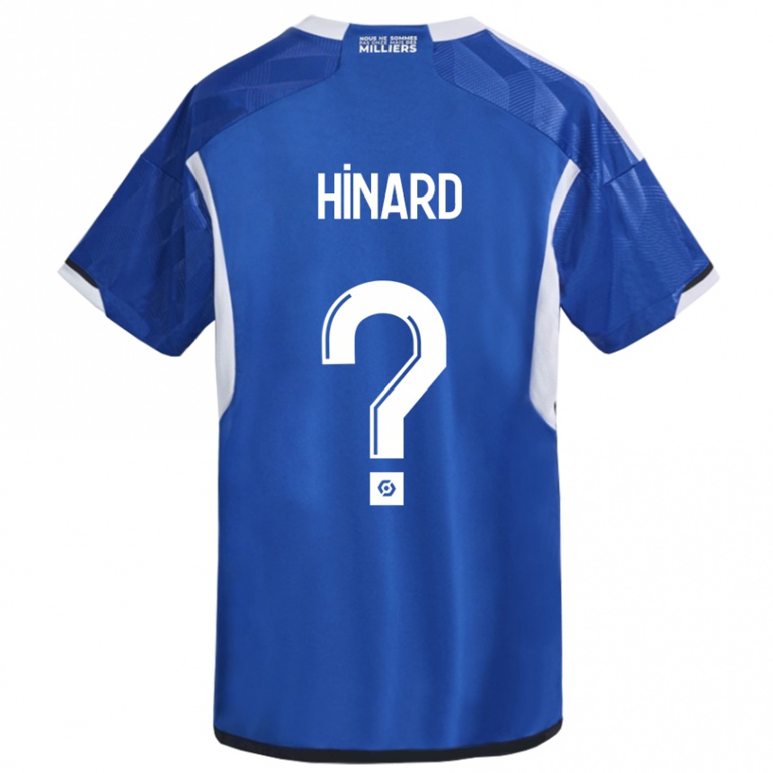 レディースフットボールノア・ヒナード#0青ホームシャツ2023/24ジャージーユニフォーム