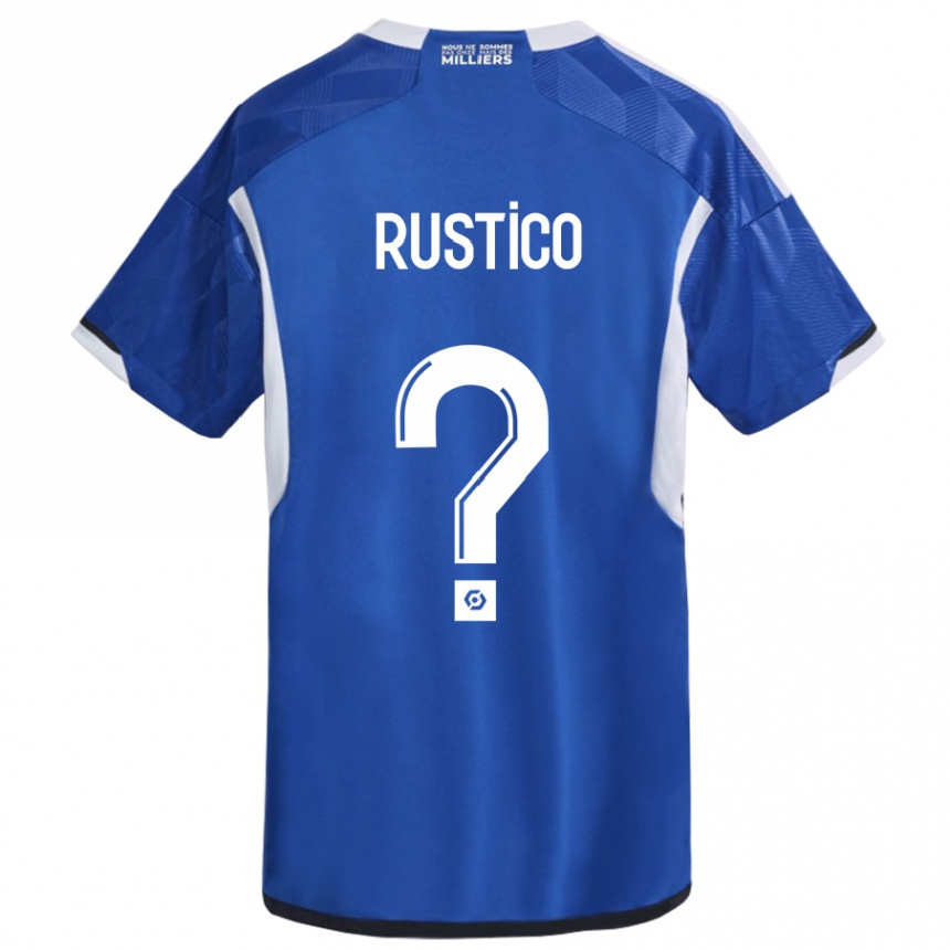 レディースフットボールディラン・ラスティコ#0青ホームシャツ2023/24ジャージーユニフォーム