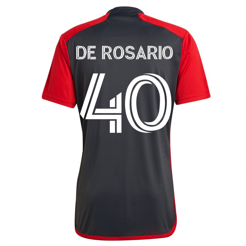 レディースフットボールアディサ・デ・ロサリオ#40グレーホームシャツ2023/24ジャージーユニフォーム