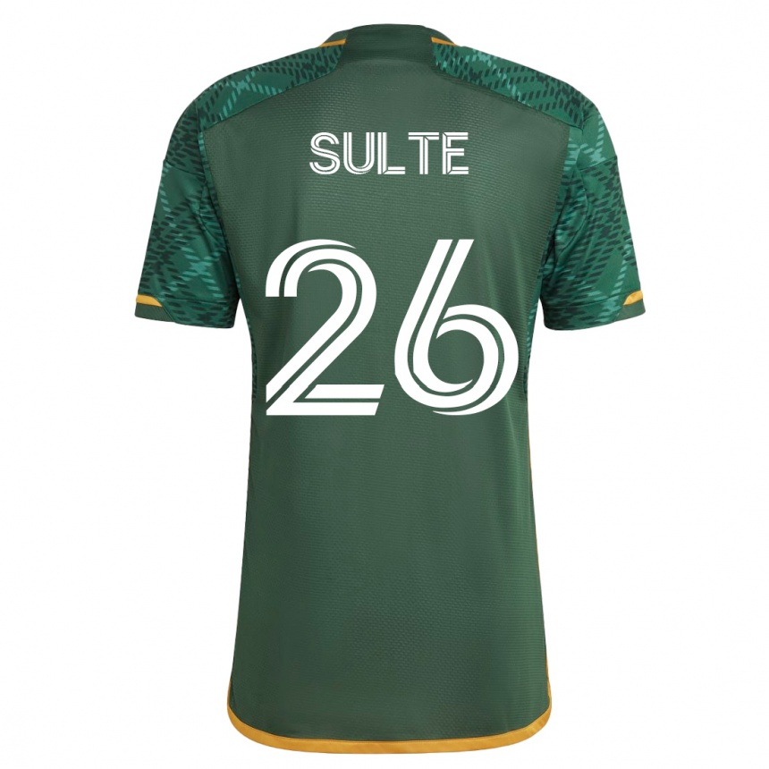 レディースフットボールハンター・ハンガー#26緑ホームシャツ2023/24ジャージーユニフォーム